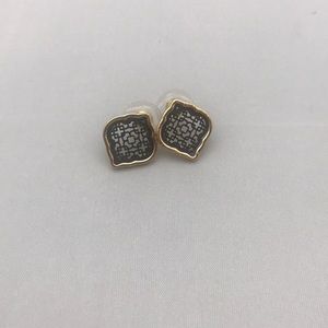 Metal earrings